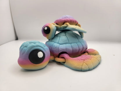 Sea Turtles Flexi Articulated 3D Print