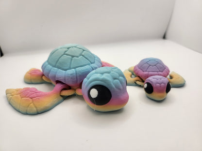 Sea Turtles Flexi Articulated 3D Print