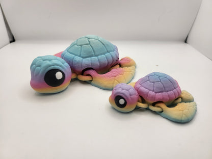 Sea Turtles Flexi Articulated 3D Print