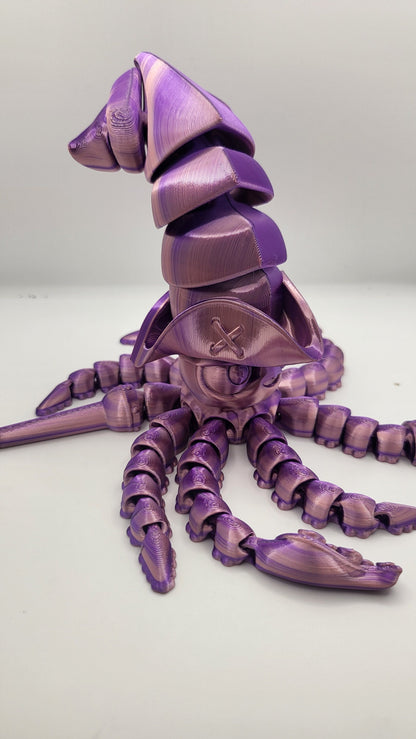 Cheery Pirate Squid Articulated 3D Print