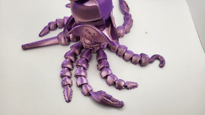 Cheery Pirate Squid Articulated 3D Print