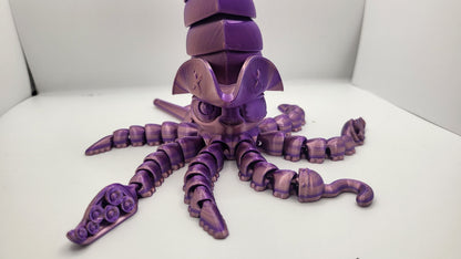 Cheery Pirate Squid Articulated 3D Print