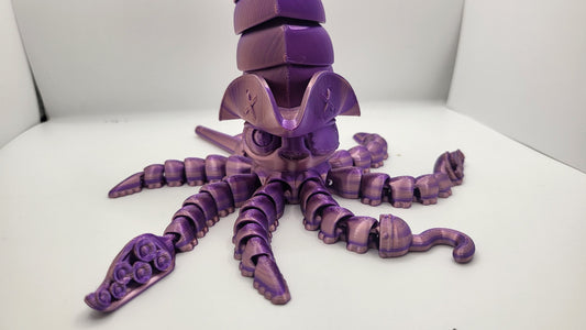 Cheery Pirate Squid Articulated 3D Print