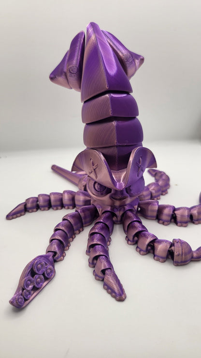 Cheery Pirate Squid Articulated 3D Print