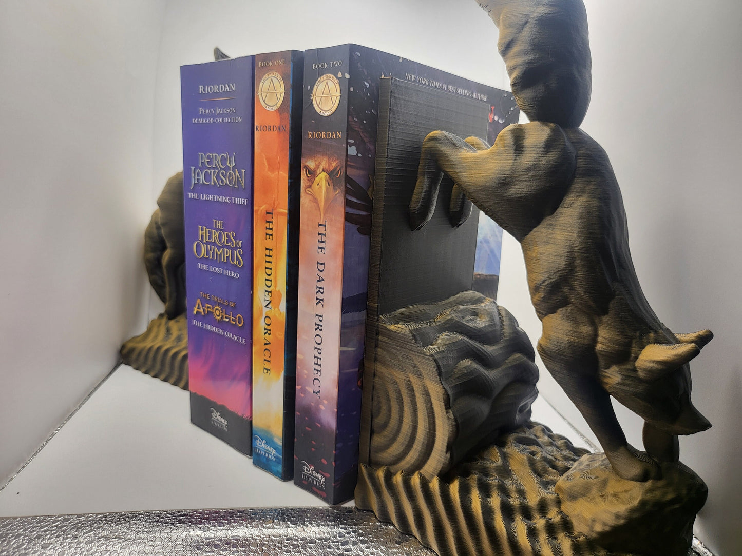 Jumping Fox Bookends (with Lip) | 3D Print