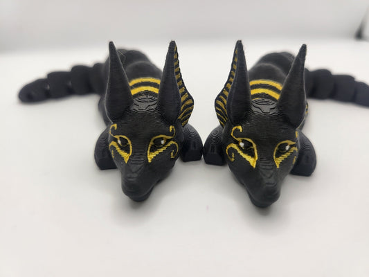 Tiny Anubis Flexi Multicolor 3D Print