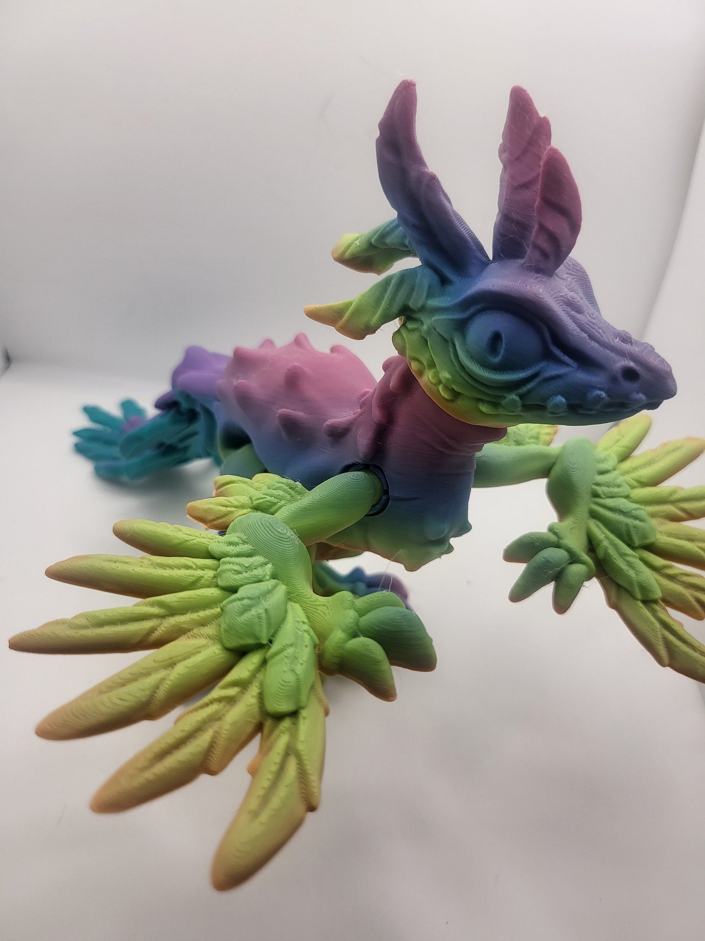 Feathered Raptor Flexi Articulated Bird 3D Print