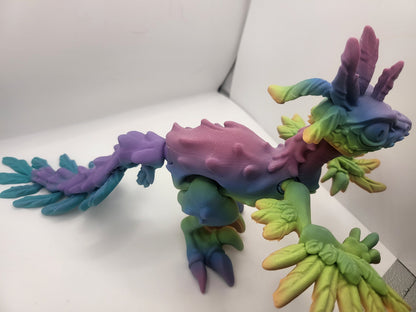 Feathered Raptor Flexi Articulated Bird 3D Print