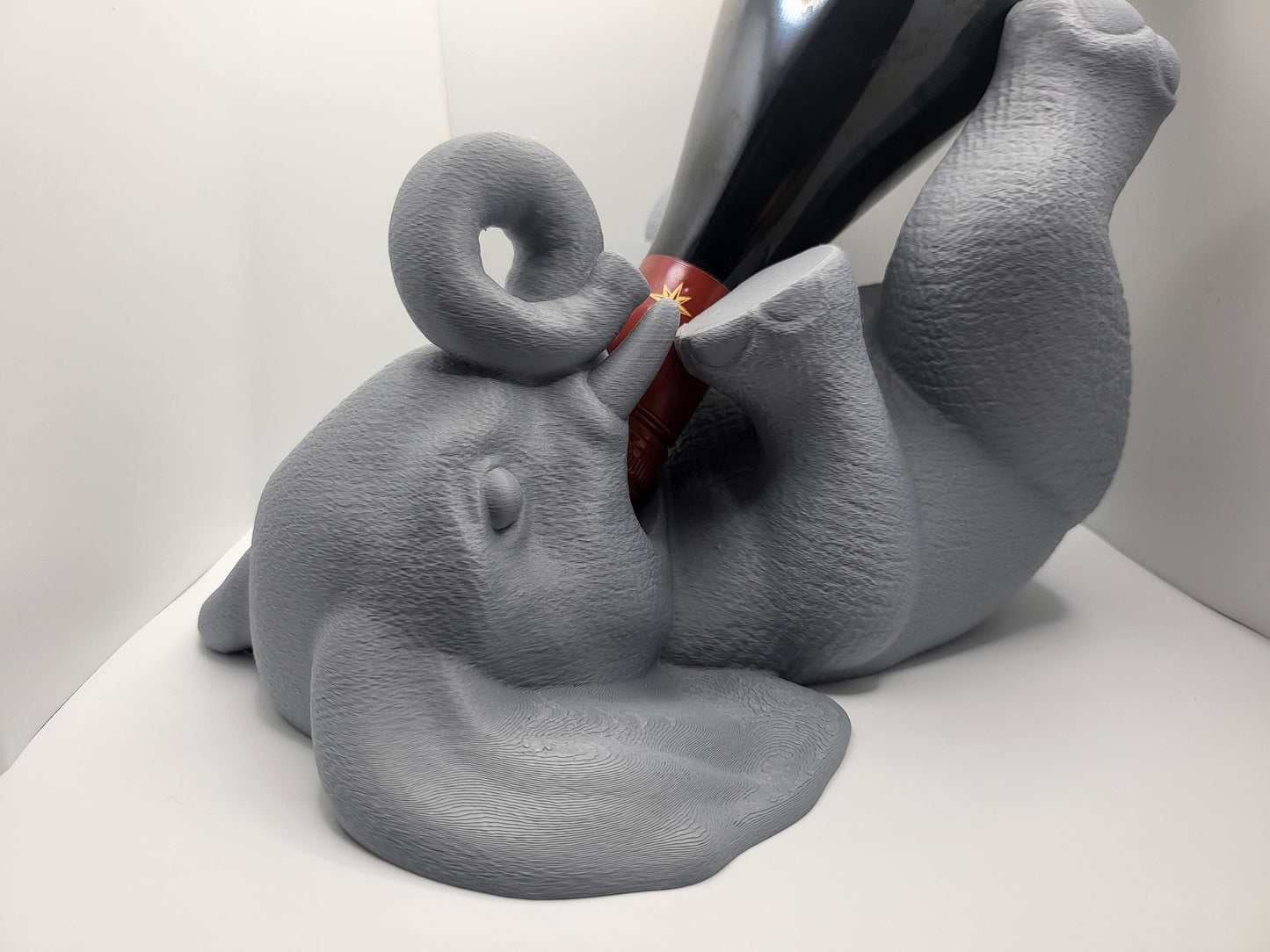 Elephant Wine Bottle Holder | 3D Print