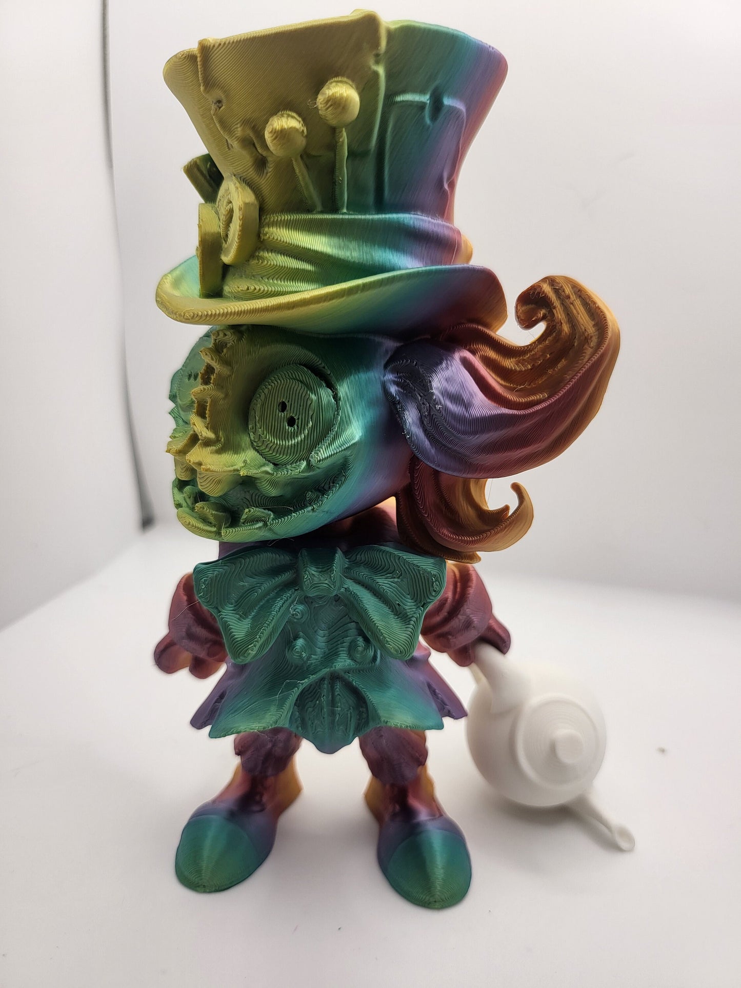 Mad Hatter with Teapot/Teacup Accessories Articulated 3D Print
