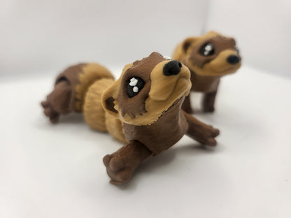 Mini Ferret Flexi Articulated 3D Print