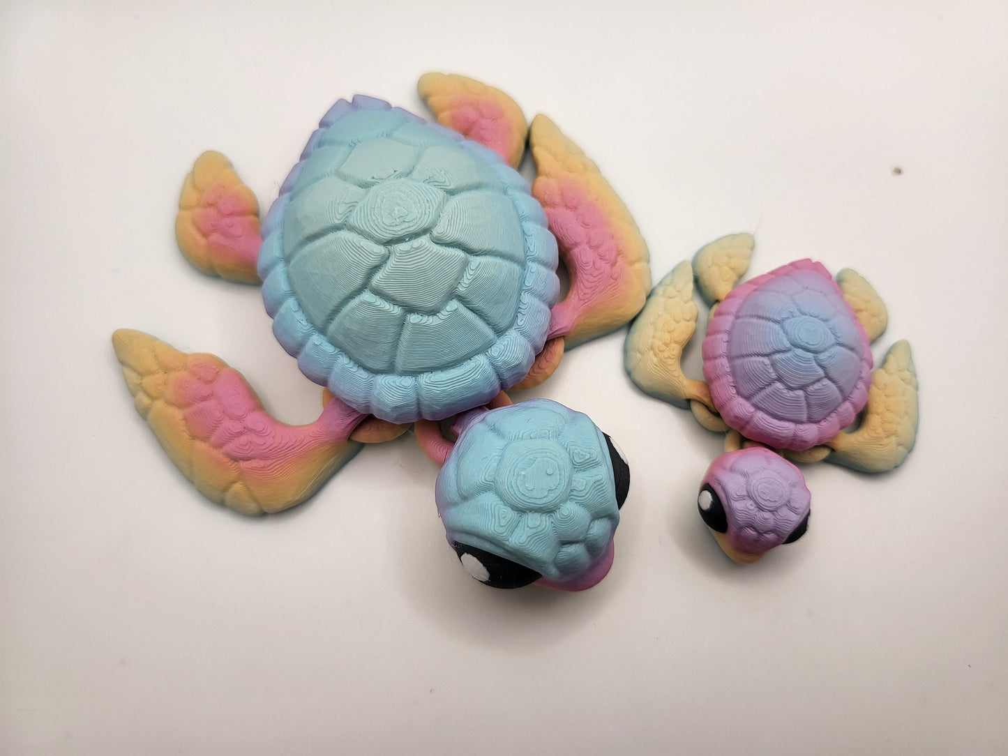 Sea Turtles Flexi Articulated 3D Print