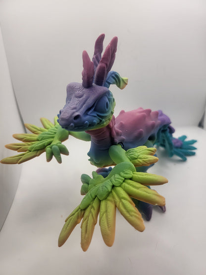 Feathered Raptor Flexi Articulated Bird 3D Print