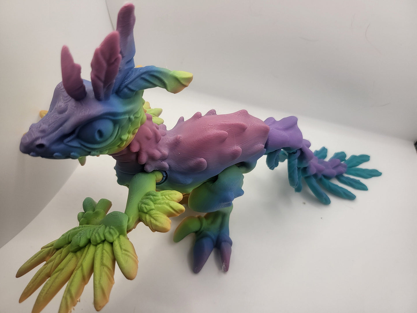 Feathered Raptor Flexi Articulated Bird 3D Print