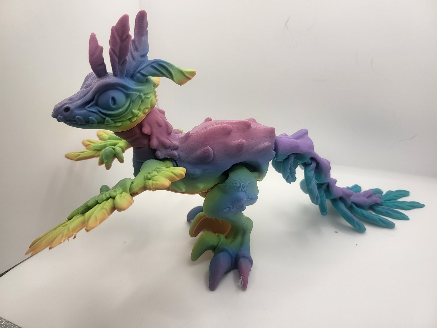 Feathered Raptor Flexi Articulated Bird 3D Print