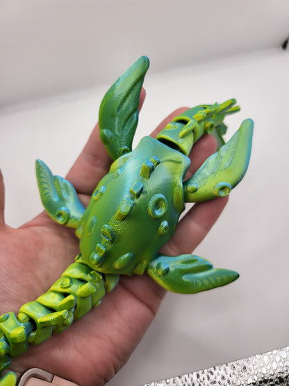 Lochness Monster Cryptid Spooky Articulated 3D Print