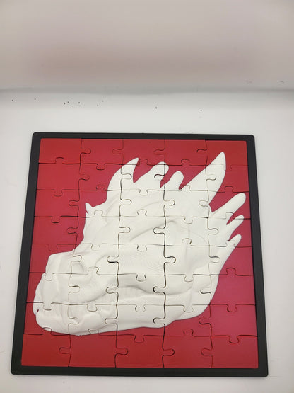 Doomsday Dragon Head 3D Puzzle | 3D Print