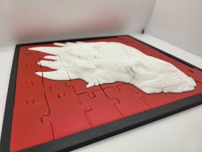 Doomsday Dragon Head 3D Puzzle | 3D Print