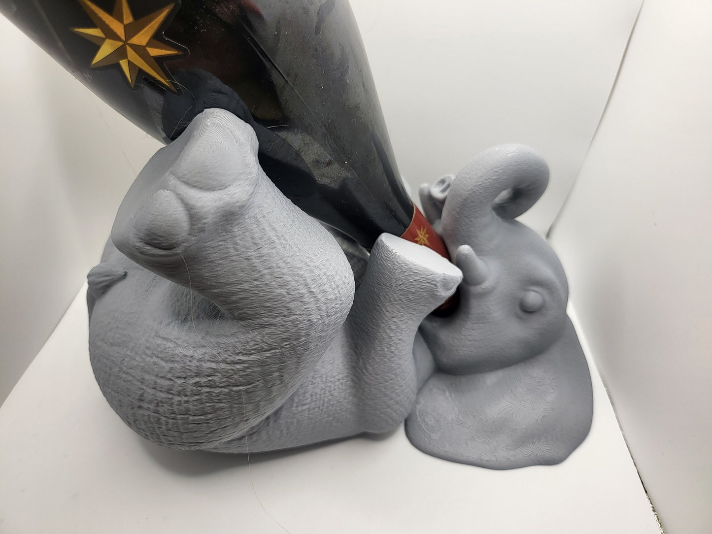 Elephant Wine Bottle Holder | 3D Print
