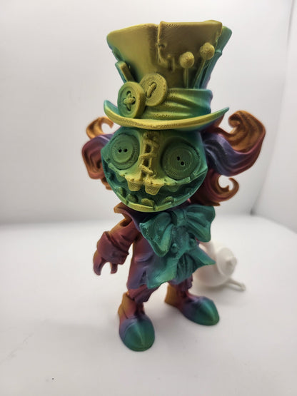 Mad Hatter with Teapot/Teacup Accessories Articulated 3D Print