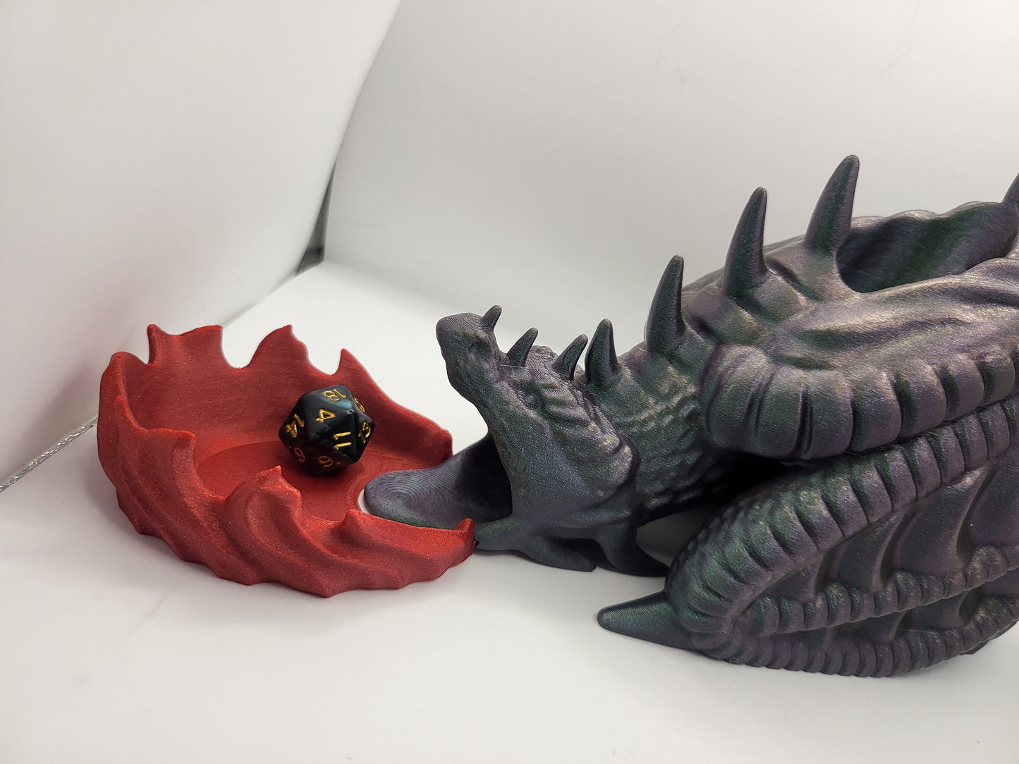 Fire Blowing Wyvern Dice Tower | 3D Print