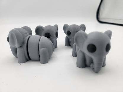 Tiny Baby Elephant Articulated 3D Print