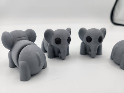 Tiny Baby Elephant Articulated 3D Print