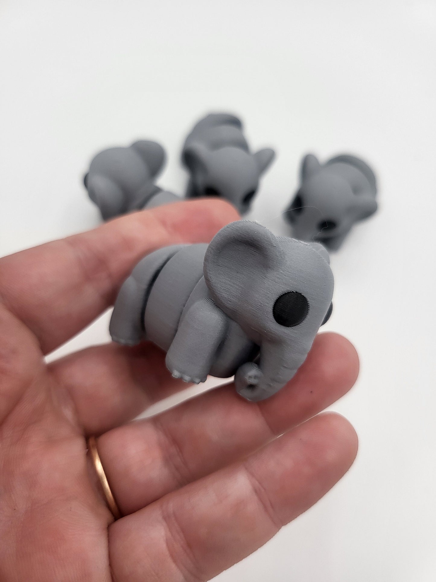 Tiny Baby Elephant Articulated 3D Print