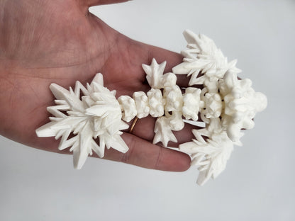 Winter Snowflake Tiny Wyvern 3D Print