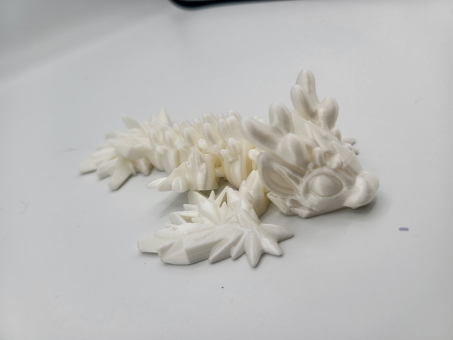 Winter Snowflake Tiny Wyvern 3D Print