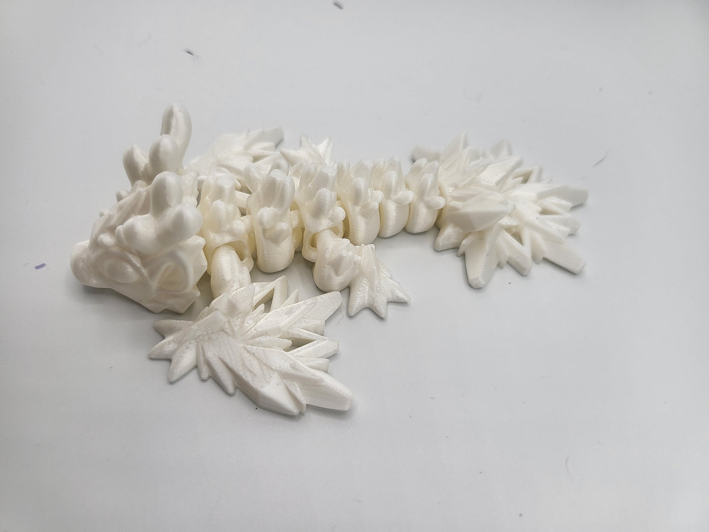 Winter Snowflake Tiny Wyvern 3D Print