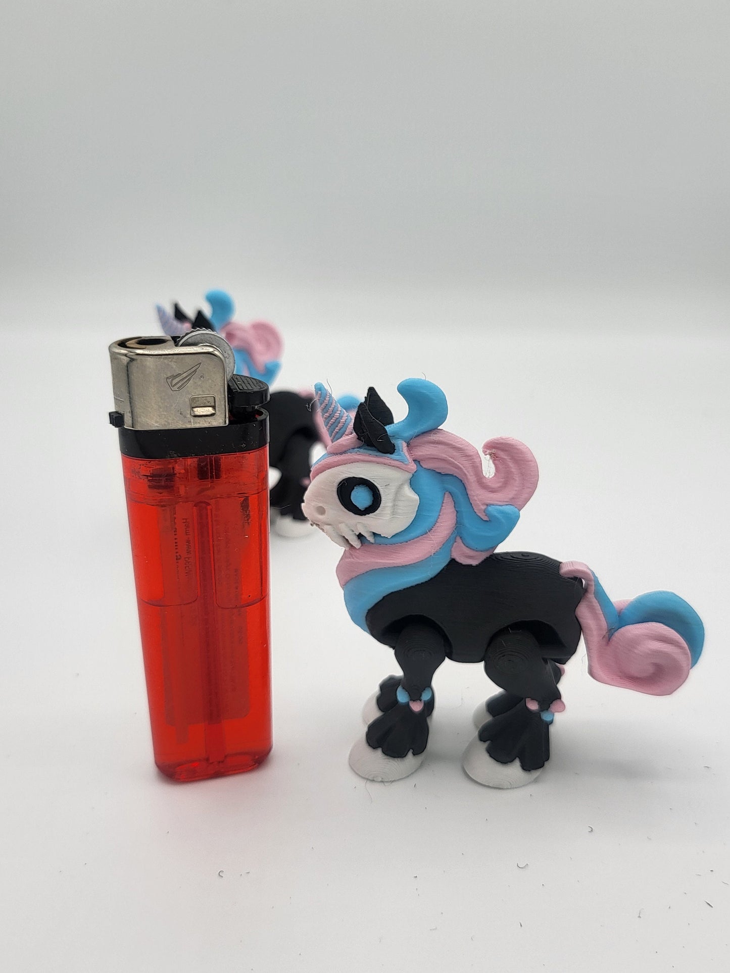 Mini Spooky Unicorn Articulated 3D Print