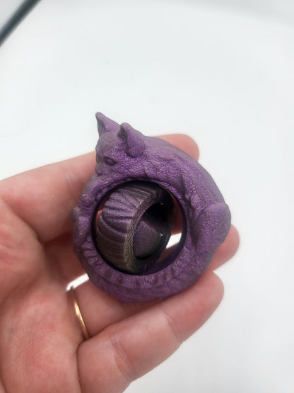 Cat Gyro Fidget Spinner on One Axis | 3D Print