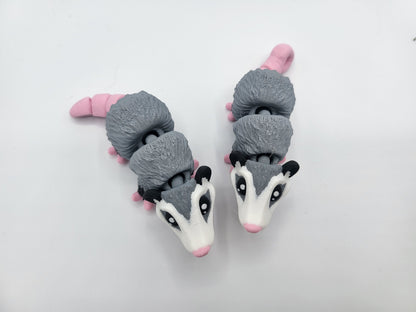 Mini Opossum Flexi Articulated 3D Print
