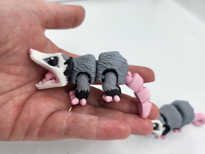 Mini Opossum Flexi Articulated 3D Print