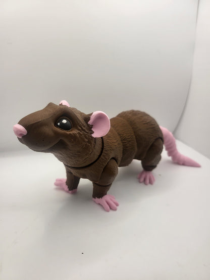 Cute Rat Flexi Articulated 3D Print