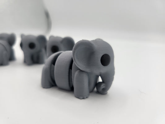 Tiny Baby Elephant Articulated 3D Print