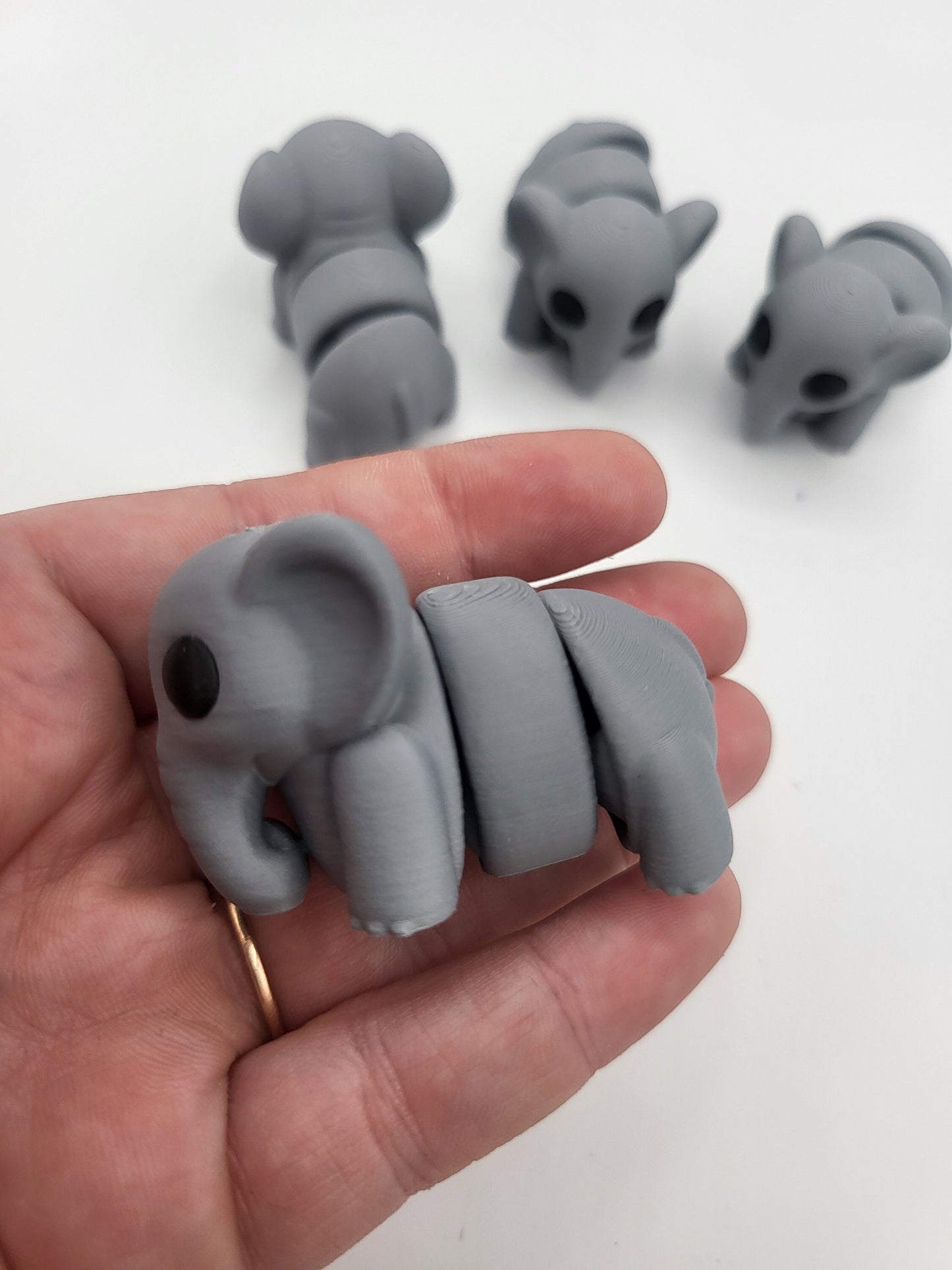 Tiny Baby Elephant Articulated 3D Print