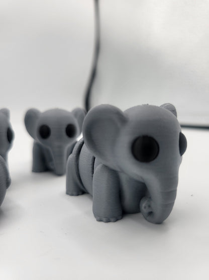 Tiny Baby Elephant Articulated 3D Print