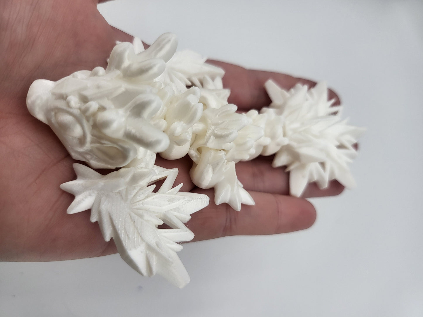 Winter Snowflake Tiny Wyvern 3D Print