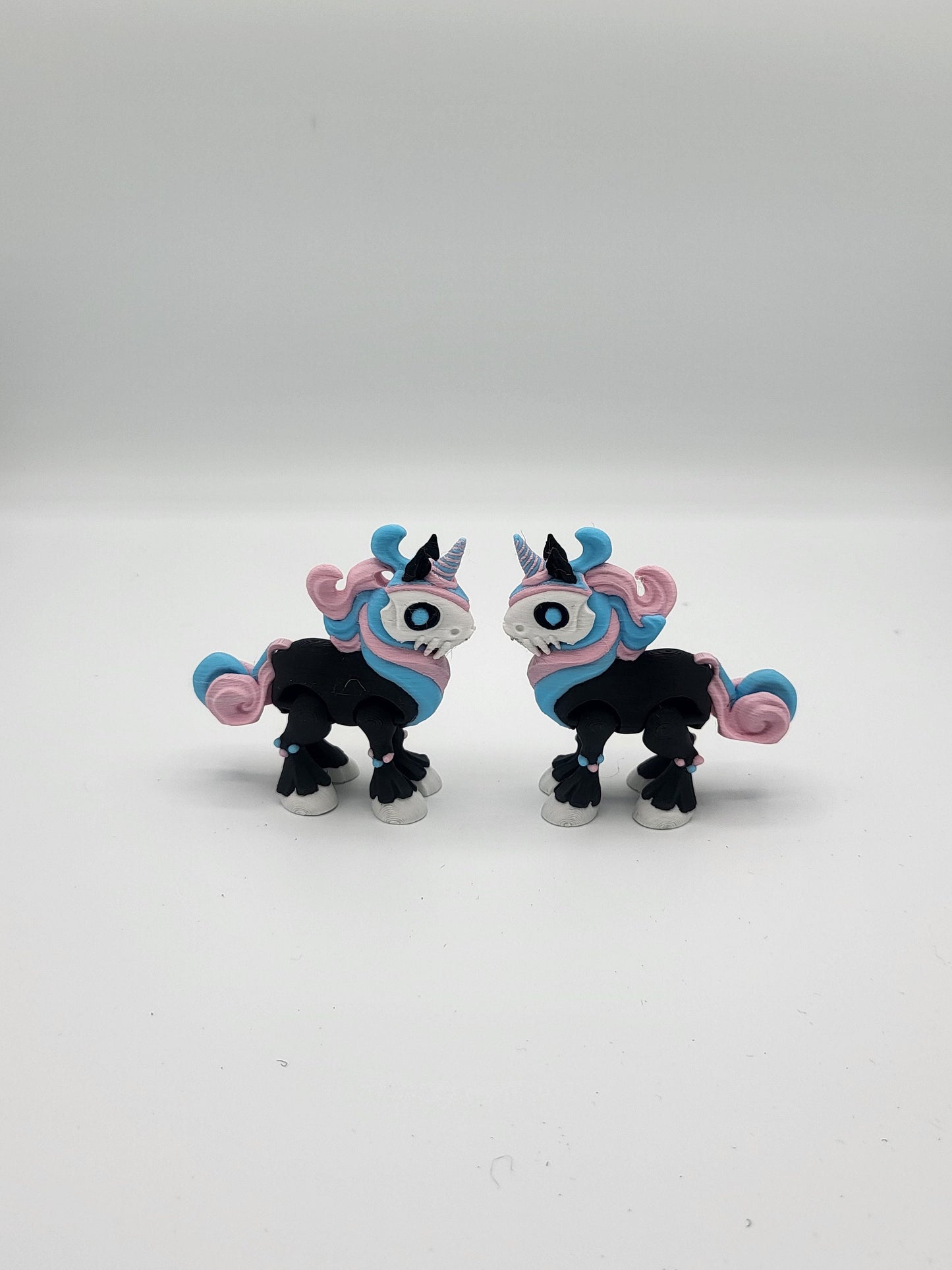 Mini Spooky Unicorn Articulated 3D Print