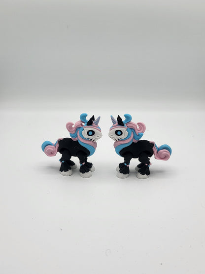 Mini Spooky Unicorn Articulated 3D Print