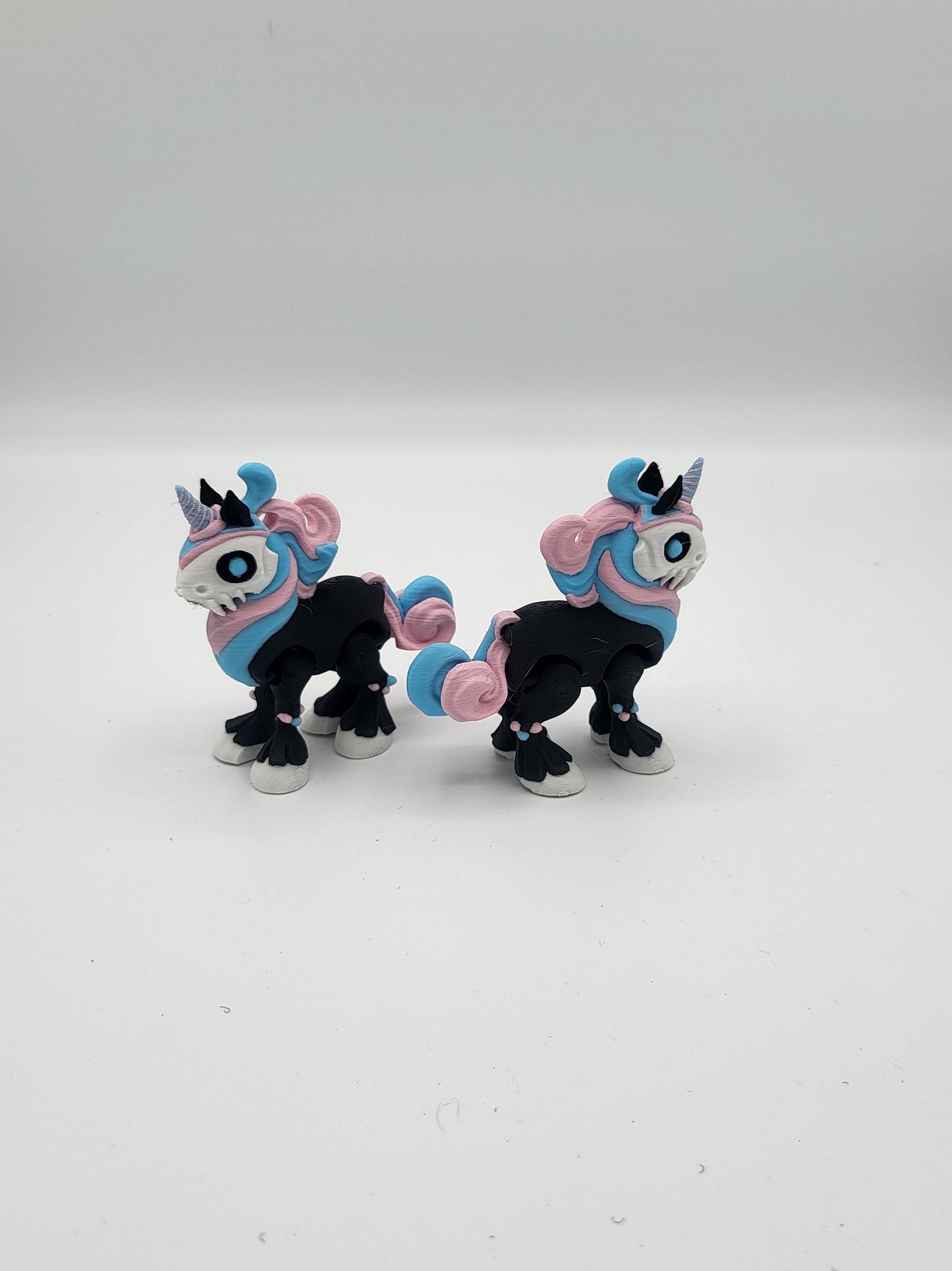 Mini Spooky Unicorn Articulated 3D Print