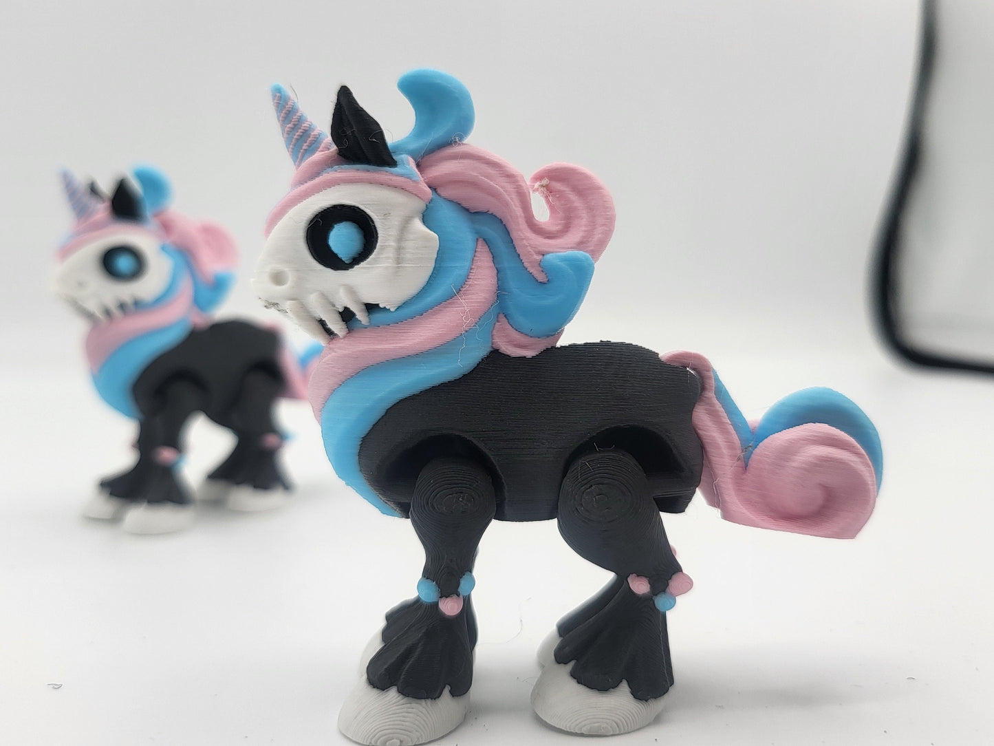 Mini Spooky Unicorn Articulated 3D Print