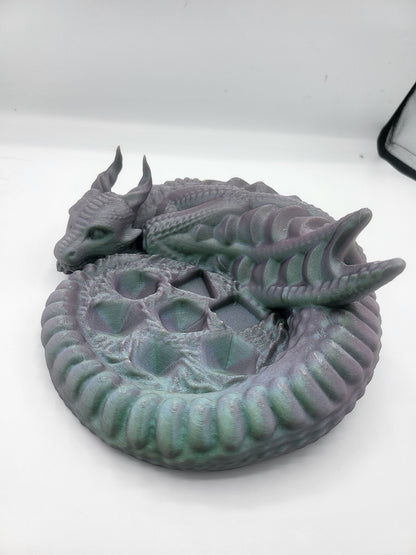 Wrapped Dragon Nest Dice Tray (or regular tray) | 3D Print