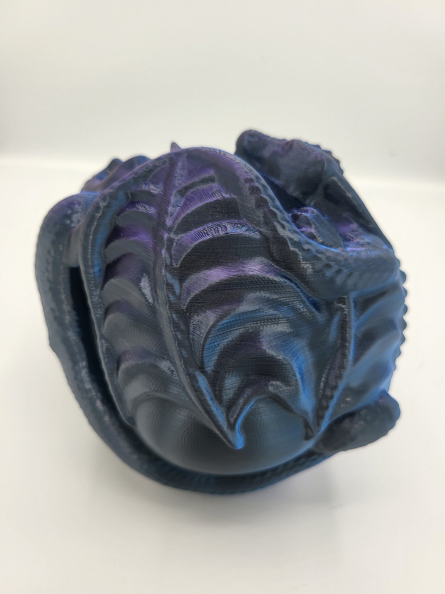 Dragon Wrapped Skull Dice Tower | 3D Print