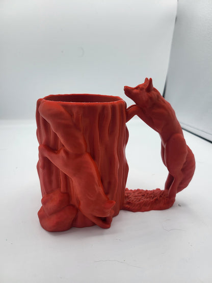 Playful Fox Can Holder/Koozie | 3D Print