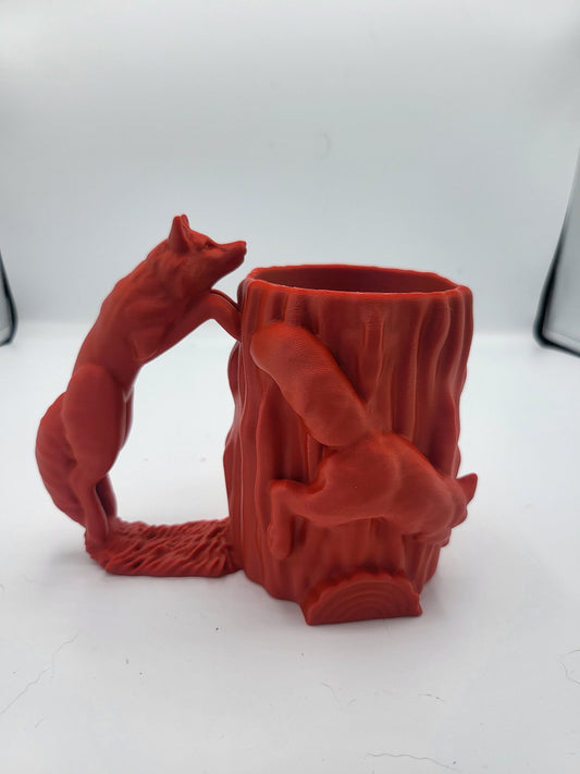 Playful Fox Can Holder/Koozie | 3D Print
