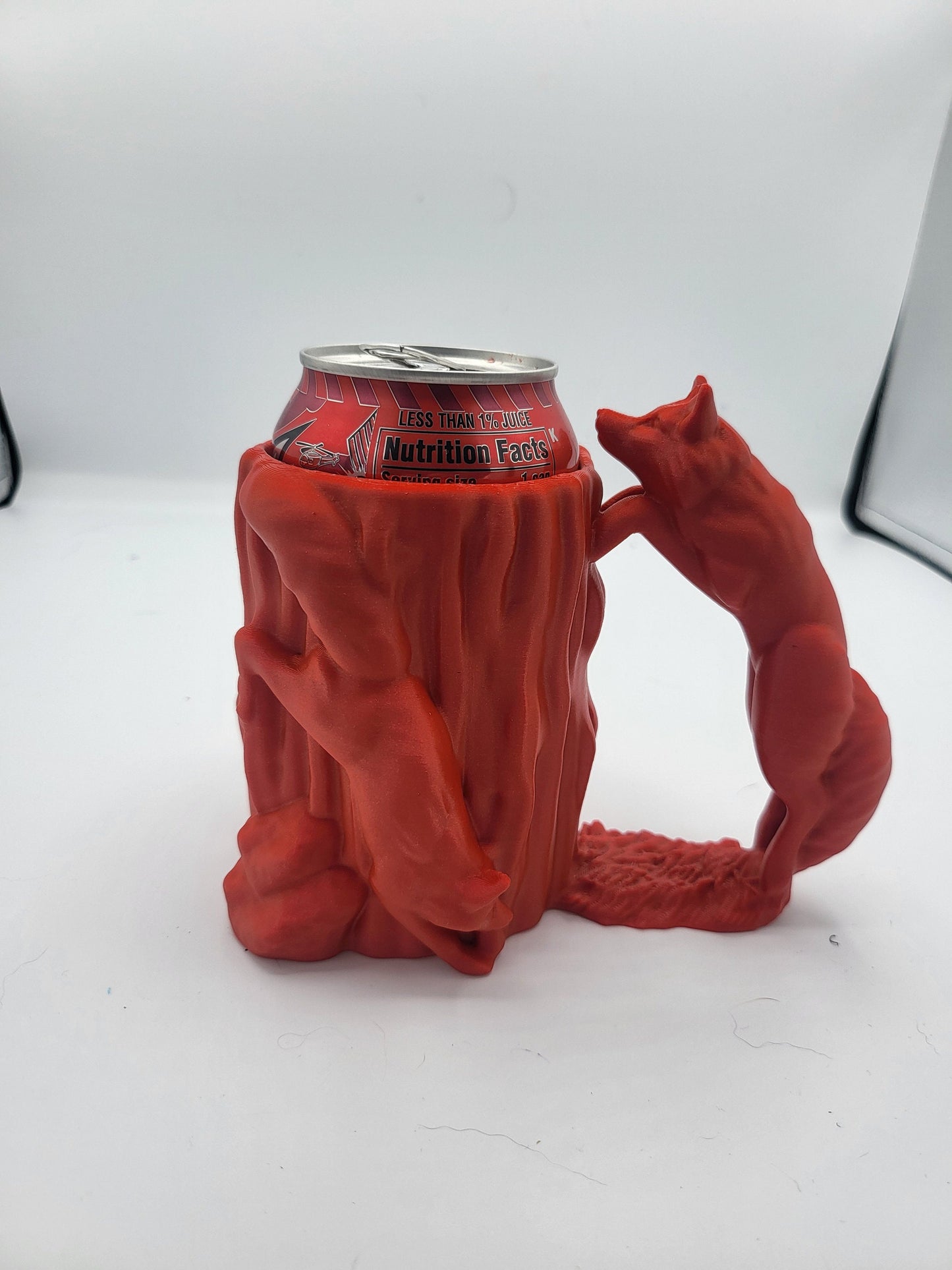 Playful Fox Can Holder/Koozie | 3D Print