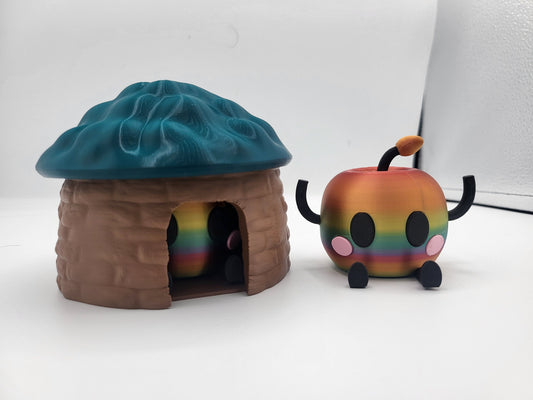 Junimo Inspired 3D Print with Matching Hut